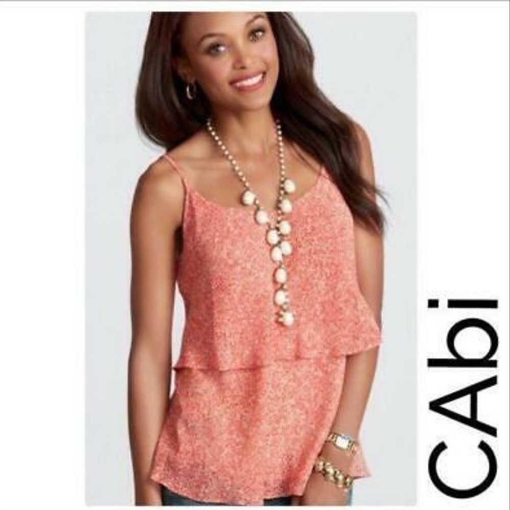 NWT CAbi Tiered Cami Style 339 XS